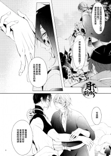(Senka no Toki) [Sousutai (Kitsuwo)] Tojime Hirakime | 瞋闔離合 (Touken Ranbu) [Chinese] [月下鶴吟漢化組] - page 8