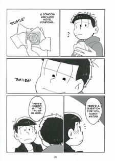 (6tsugo no Tamashii Forever) [OK-2 (Shiriana Doriru)] Uchi no Jinan wa Doutee Hishojo (Osomatsu-san) [English] [Rapinii] - page 24