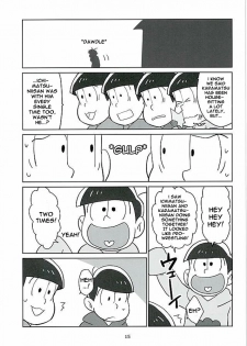 (6tsugo no Tamashii Forever) [OK-2 (Shiriana Doriru)] Uchi no Jinan wa Doutee Hishojo (Osomatsu-san) [English] [Rapinii] - page 13