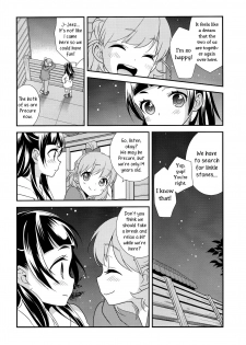 (Rainbow Flavor 14) [Sweet Pea (Ooshima Tomo)] CURE UP↑↑ Himitsu no Wonder Land  | Cure UP Secret Treasure Island (Mahou Tsukai Precure!) [English] [Yuri-ism] - page 6