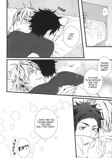 (RTS!!5) [AURORA (Uino)] Kyou Dake Desu yo? (Haikyuu!!) [English] [Homies over Hoes] - page 15