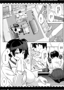 (C90) [Itou Life] Kaga-san no Jimunuki Seikatsu (Kantai Collection -KanColle-) [Chinese] [丧尸汉化] - page 3