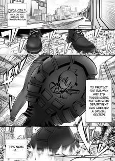 [Kazan no You] Kyodai Musume Tetsudou Kouantai - Rail Giantess! (Rail Wars!)[English][Digital] - page 3