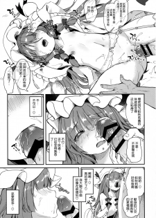 (C90) [Kedama Gyuunyuu (Tamano Kedama)] Karakuchi Patchouli-sama (Touhou Project) [Chinese] [Kanade汉化组] - page 17