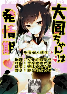 (COMIC1☆10) [Kamishiki (Kamizuki Shiki)] Taihou-chan wa Hatsujouki (Kantai Collection -KanColle-) [Chinese] [柳葉個人漢化] - page 1