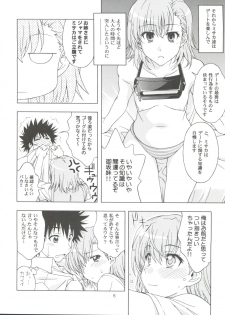 (C84) [Geiwamiwosukuu!! (Karura Syou)] Individual 39 - Biridere! Level 2 (Toaru Kagaku no Railgun) - page 5