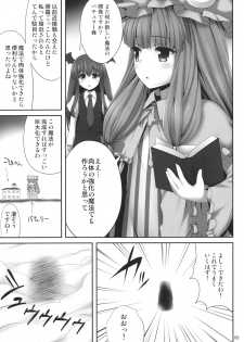 (C89) [Fukutsuu Okosu (Kaiou)] Kyonyuu Chara to Kashita Patchouli no Ero Hon (Touhou Project) - page 2