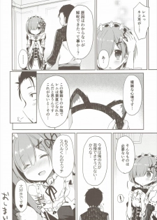 (Mimiket 35) [moriQ (Mori Airi)] Rem Nyan wa Hatsujouki (Re:Zero kara Hajimeru Isekai Seikatsu) - page 23