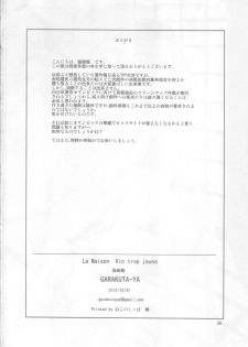 (C89) [Garakuta-ya (Neko Manma)] La Maison Vin trop jeune (Maison Ikkoku) - page 25