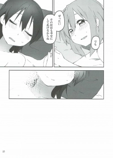 (C90) [Rakugaki Ippentou (Kagiana)] Kimi ni Hidamari no Jinsei ga Aran Koto o (K-ON!) - page 26