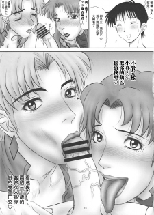 (C80) [PJ-1] Misato to Ritsuko Monzetsu Misoji Yuugi (Neon Genesis Evangelion) [Chinese] [凶兆个人汉化] - page 14