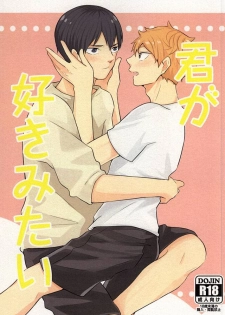 (SUPERKansai21) [Motchimochina Mochi (Motchiriko)] Kimi ga Suki Mitai (Haikyuu!!) - page 1