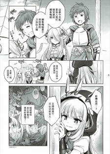 (C89) [54BURGER (Marugoshi)] Tensai Bishoujo Renkinjutsushi no Kattou 2 (Granblue Fantasy) [Chinese] [CE家族社] - page 4