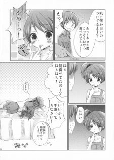 (C80) [MYONLYONE (Kureha Eiko)] Asakura-san to o Uchi de Nyan-Nyan suru Hon (Suzumiya Haruhi no Yuuutsu) - page 24