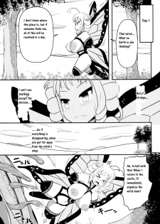 (C89) [Shiroi Shinoshino (Shinoda Kazuhiro)] Chou ni Sareta Daruma Hime no Owaranai Funnyuu Sanran [English][CrowKarasu] - page 9