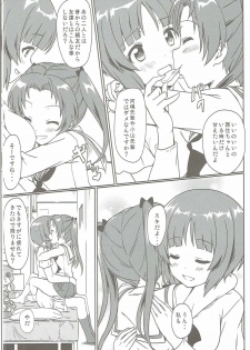 (C90) [Kaminari-neko (Eitarou)] Miho to Anzu no Naisho no Himegoto (Girls und Panzer) - page 5