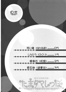 (C81) [Narumiya (Narumiya)] Tama Tama Shippo (Touhou Project) [Chinese] [Benny个人汉化] - page 4