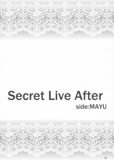 (C88) [Count2.4 (Nishi)] Secret Live After side:MAYU (THE IDOLM@STER CINDERELLA GIRLS) [Chinese] [Benny个人汉化] - page 23