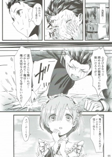 (C90) [Kamikire Basami (Yasuyuki)] Re: Zero Kara Hajimeru Isekai Icha Love Seikatsu (Re:Zero Kara Hajimeru Isekai Seikatsu) - page 4