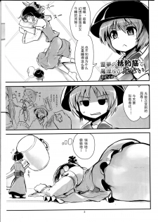 (C86) [106m (Ebizome)] Reimu no Katsuyakukin de Marisa ga Abunai (Omaera ga Ookiku Naare! Touhou Kyojinka Goudoushi) (Touhou Project) [Chinese] [臭鼬娘漢化組] - page 2