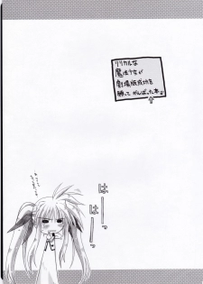 (C75) [Ankoku-Bousougumi (Ainu Mania)] Lyrical na Mahou Shoujo ga Gekijouban Seikou o Negatte Ganbaru Hon. (Mahou Shoujo Lyrical Nanoha) - page 25