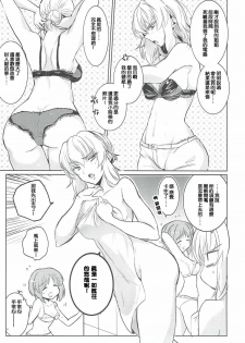 (Panzer☆Vor! 8) [Tetsukazuno Ao. (Emilio)] Futarikiri no Natsu (Girls und Panzer) [Chinese] [沒有漢化] - page 9