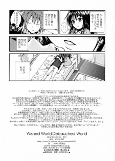 (C91) [40010 1-GO (Shimanto Shisakugata)] Wished World,Debauched World (To Love-Ru) - page 21