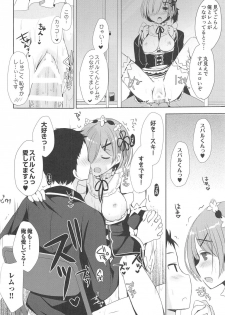 (C91) [moriQ (Mori Airi)] Rem to Naisho na Koto Shimasen ka? (Re:Zero kara Hajimeru Isekai Seikatsu) - page 21
