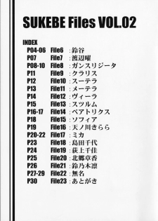 (C91) [Jitaku vacation (Ulrich)] SUKEBE Files VOL.02 (Various) - page 2