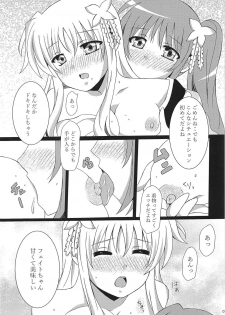 (C91) [pinky7 (Mojage no Shown, Minase Chiho)] NanoFa Yurimonogatari (Mahou Shoujo Lyrical Nanoha) - page 6