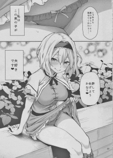 (C91) [Anmitsuyomogitei (Michiking)] Karakai Jouzu no Alice-san! (Touhou Project) - page 21