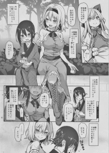 (C91) [Anmitsuyomogitei (Michiking)] Karakai Jouzu no Alice-san! (Touhou Project) - page 4