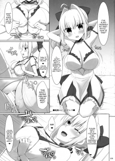 (C91) [TOYBOX, Kujira Logic (Kurikara, Kujiran)] Goshujin-sama Oppai desu yo!! 5 + Omakebon (Fate/EXTRA) [English] [constantly] - page 22