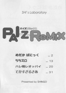 (Tora Matsuri 2010) [SHi's Laboratory (SHINGO)] PAI-Z-ReMix (Various) - page 2