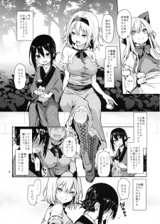 (C91) [Anmitsuyomogitei (Michiking)] Karakai Jouzu no Alice-san! + Kaijou Gentei Paper (Touhou Project) - page 6