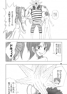 (C83) [Genki Honpo (Saranoki Chikara)] Nami-sama Nami-mori 1.0-Bai (One Piece) - page 18
