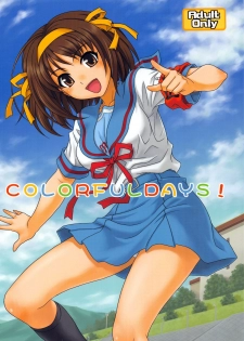 (COMIC1☆3) [Junpuumanpandou (Hida Tatsuo)] COLORFULDAYS! (Suzumiya Haruhi no Yuuutsu) - page 1