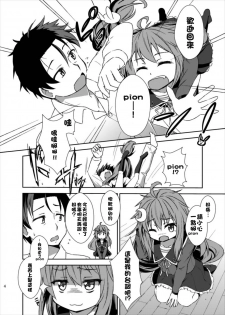 (Houraigekisen! Yo-i! 25Senme) [Hoshi Kuuge Gekidan (Horikawa Kyou)] Yurushite! Shireikan (Kantai Collection -KanColle-) [Chinese] [兔子怎麼叫漢化] - page 4