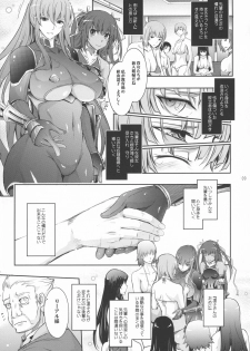 (C91) [Garyuh-Chitai (TANA)] TENTACLES Reijou Akiyama Rinko no Mitsubako (Taimanin Yukikaze) - page 9