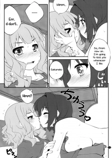 (C91) [Purimomo (Goyac)] Himegoto Flowers 11 | Secret Flowers 11 (YuruYuri) [English] [Yuri-ism] - page 11