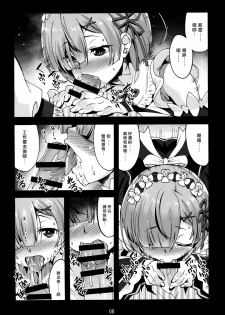 (C91) [Makuu Gundan (Shinozuka Atsuto)] Rem no Hitori Asobi (Re:Zero Kara Hajimeru Isekai Seikatsu) [Chinese] [无毒汉化组] - page 7