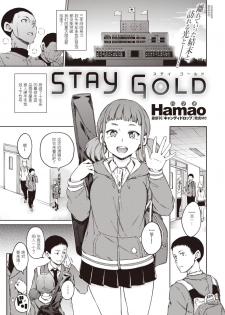 [Hamao] STAY GOLD (COMIC Kairakuten 2016-11) [Chinese] [拿着黄本抵工资汉化组关爱单身狗支部] [Digital] - page 1