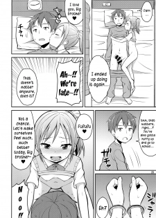 (C86) [Asatsuki Dou (Youta)] Oniichan Hayaku Okinai to Itazura Shichauzo♥ | If you don't wake up quickly, I'll sexually assault you, Big brother♥ [English] - page 19