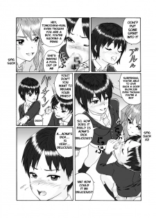 [Chijoku An] Futanari Sanshimai wa Josou Shounen no Anal ga Osuki | The Three Futanari Sisters Like to Have Anal Sex With the Crossdressing Boy [English] [tub] - page 8