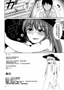 (C91) [Lactucopicrin (Momoiro Retas)] Koisuru Hinanawi (Touhou Project) [Chinese] [迷途竹林汉化] - page 24