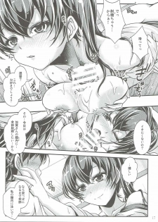 (C87) [Juggernaut (JYUN)] Ensei → Kinyoku Onedari Kaga-san (Kantai Collection -KanColle-) - page 16