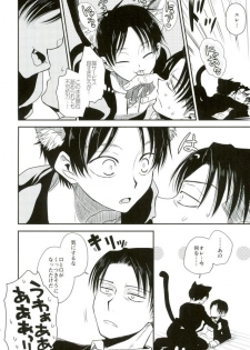 (C91) [Sonic (PANA)] Shinpei-kun ga Neko ni Narimashite (Shingeki no Kyojin) - page 13