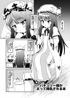 [Gesugao no Heya (Kukuru)] Patchouli-sama ga Futotte Sakunyuu Sareru Hon (Touhou Project) [Digital] - page 1