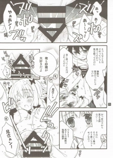 (COMIC1☆11) [RINRIN (RINRIN)] Konnani Hazukashii Koto o Suru Imouto o Ore wa Shiranai (Eromanga Sensei) - page 14