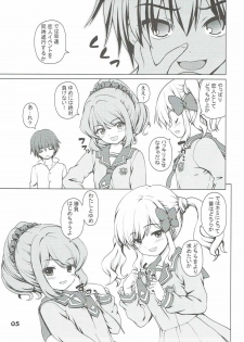 (C91) [Kaitoushinshidan (Kaishinshi)] Sentakushi wa 1-tsu ja Nai! (Aikatsu Stars!) - page 4